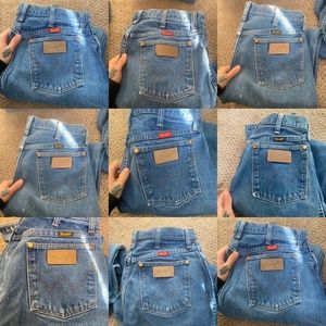 Vintage Wranglers